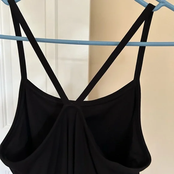 Pact Black Spaghetti Strap Midi Dress. With pockets! - Picture 3 of 3